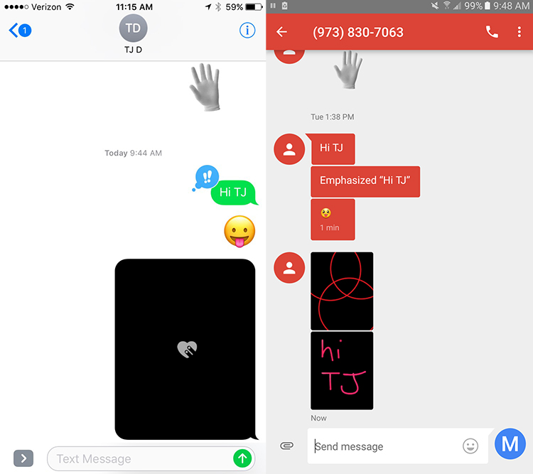 750x667 imessage updates get lost in translation on android - Text Message Drawings