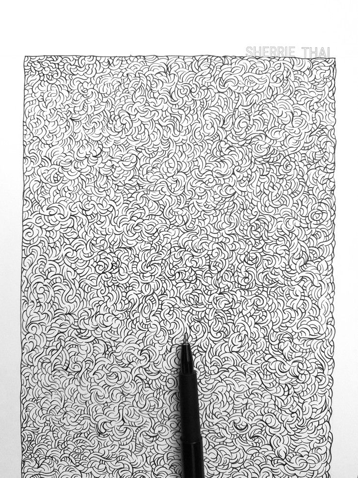 730x973 artwork abstract swirl patterns texture drawing shaire productions - Texture Drawing