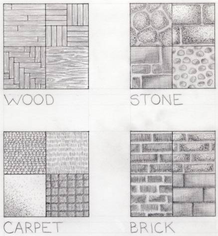 437x473 best images of pencil drawing texture - Texture Drawing Ideas