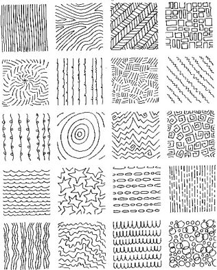 316x393 Collage Animals - Texture Line Drawing