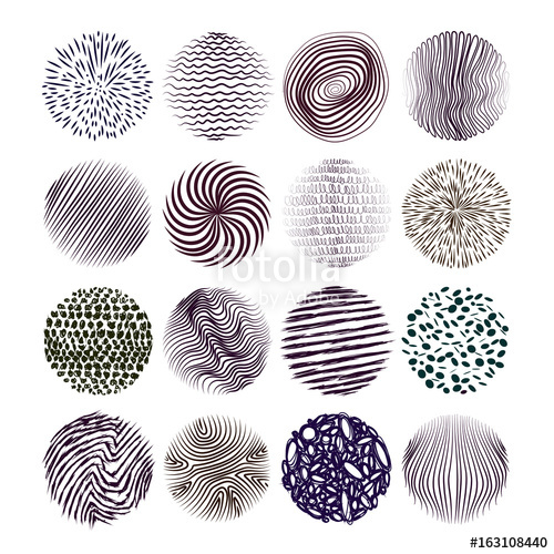 500x500 Collection Of Hand Drawn Textures The Art Of Design Elements - Texture Line Drawing