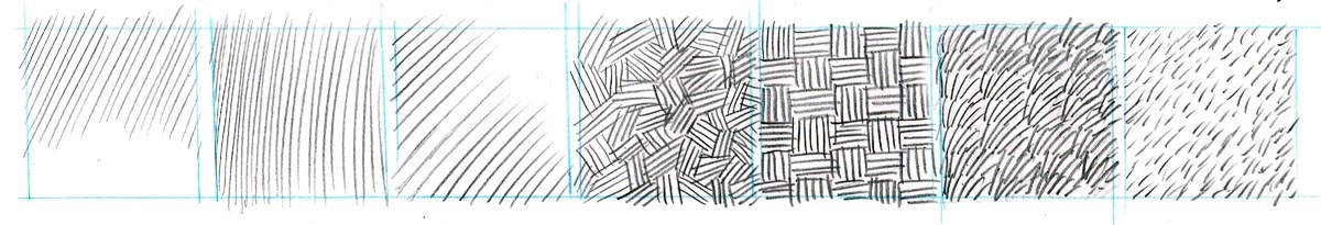 1200x205 dynamic drawing archive pattern texture and technique exercises - Texture Line Drawing