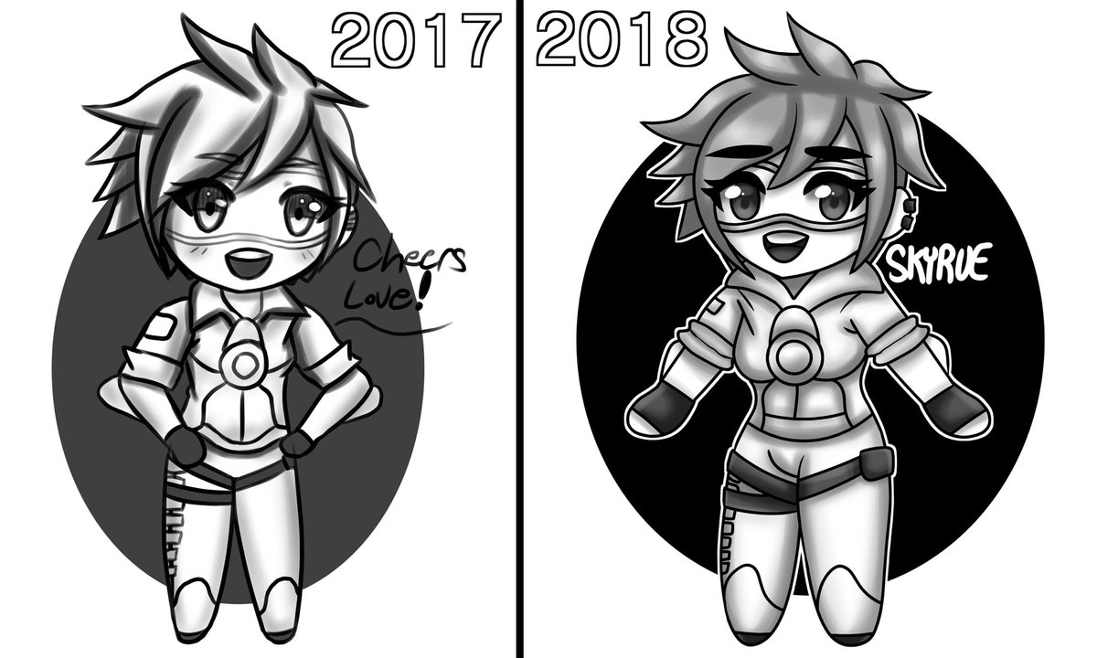 1200x720 sam on twitter did a redraw with my last year's drawing - Tgif Drawing