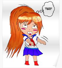 210x230 Tgif Drawing Posters Redbubble - Tgif Drawing