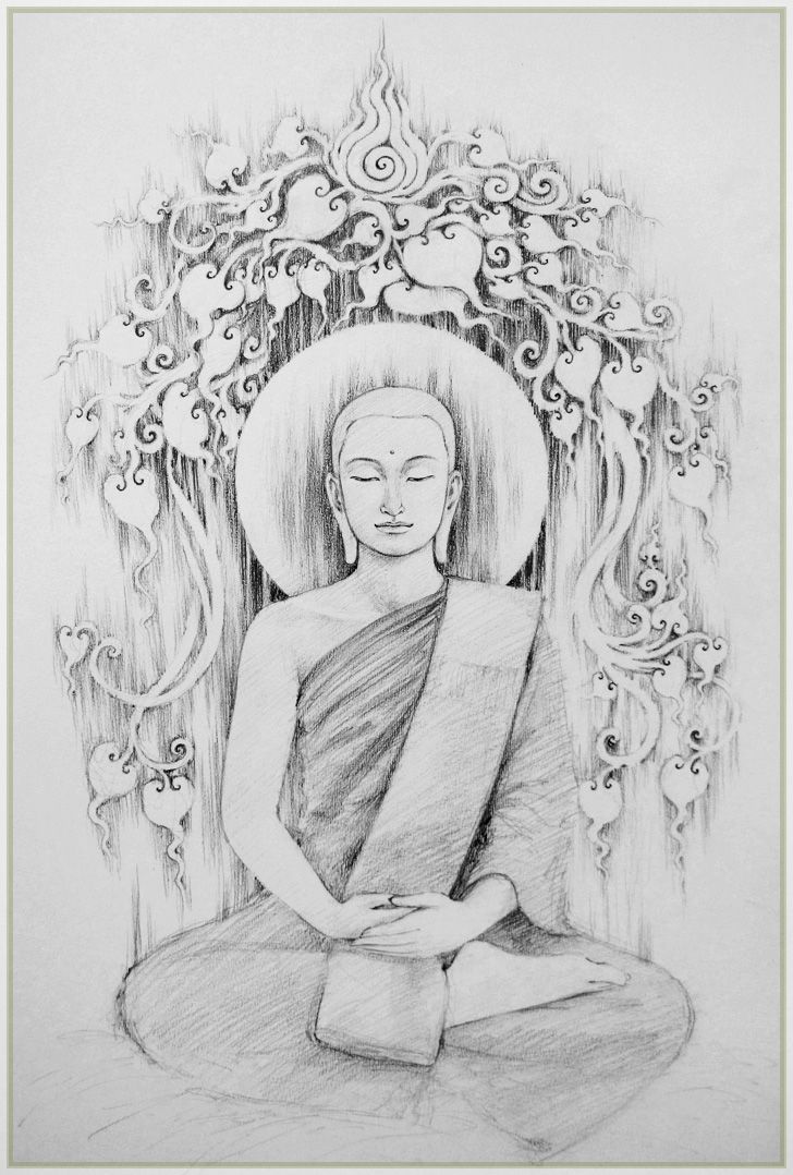 728x1078 fun learning traditional thai designs with jitdrathanee - Thai Buddha Drawing