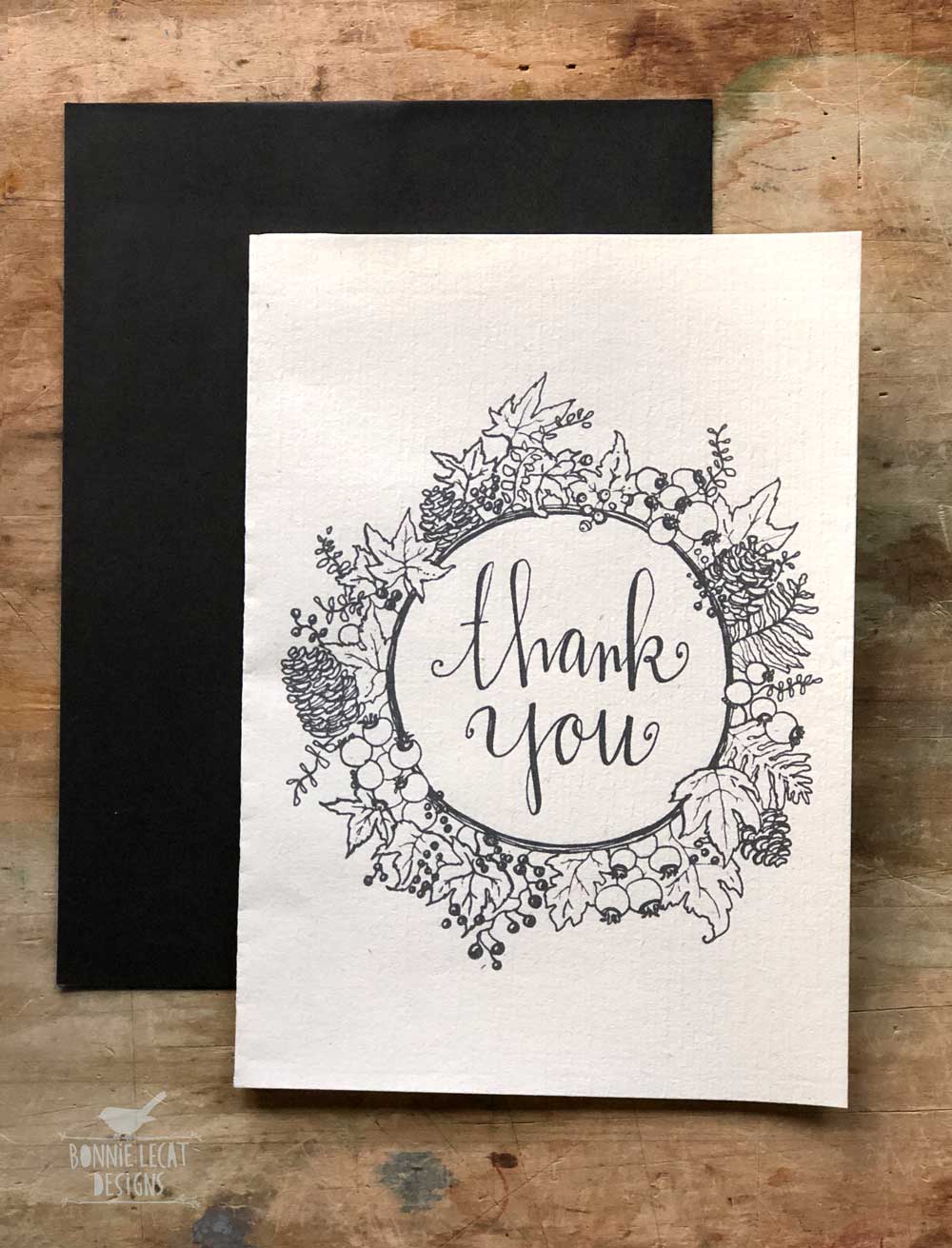 Thank You Card Drawing at PaintingValley.com | Explore collection of ...