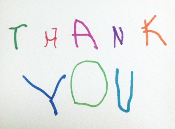 570x421 kids thank you card funny cute adorable thank you card for etsy - Thank You Drawing