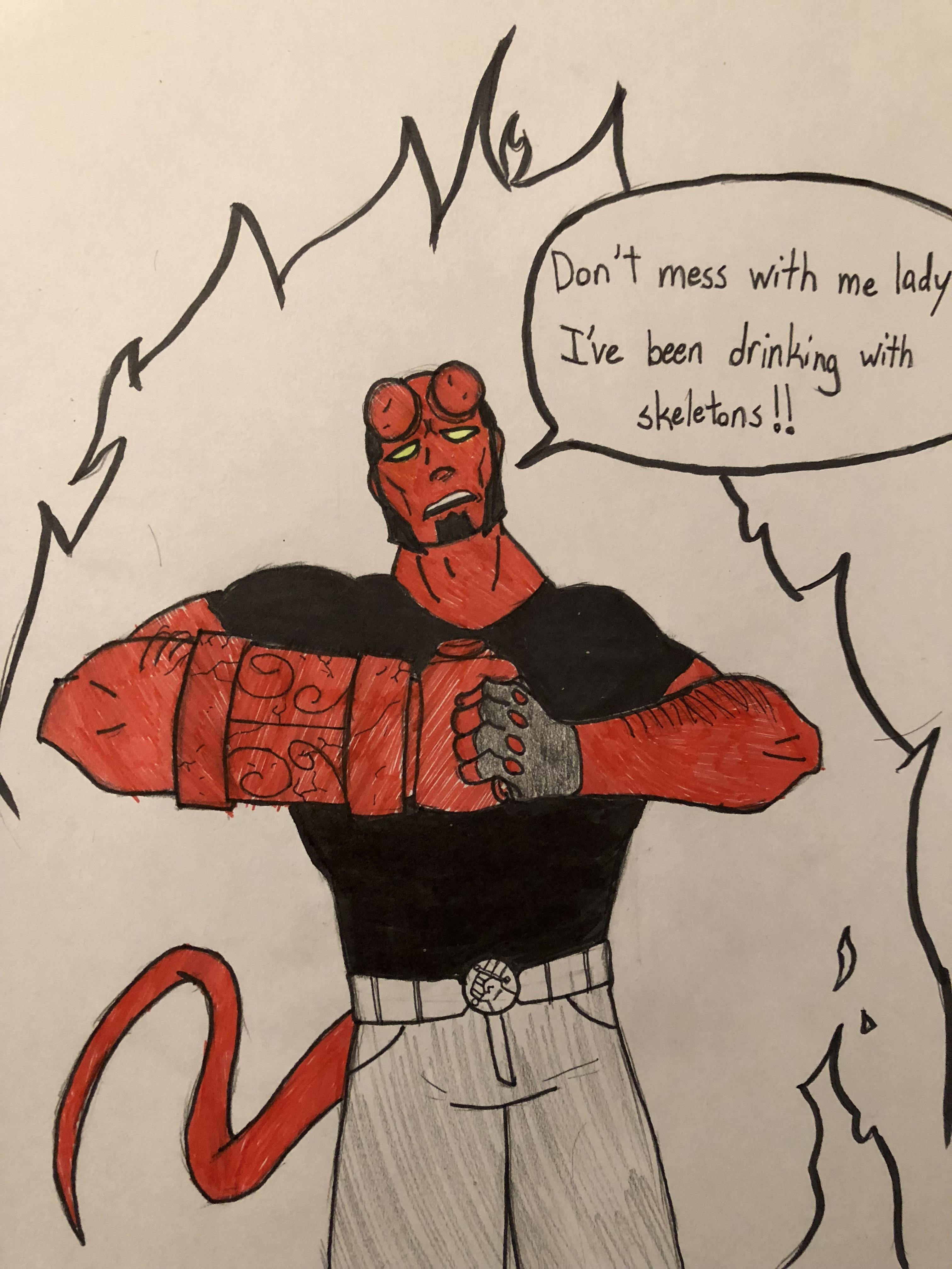 3024x4032 hellboy!! - Thanks Drawing