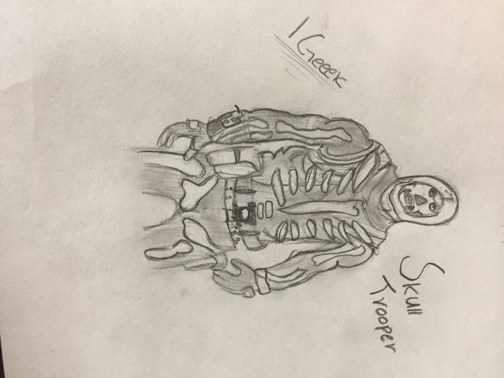 1024x768 skull trooper drawing !thanks for feature! fortnite battle - Thanks Drawing