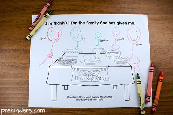 600x400 Thanksgiving Activity For Christian Preschools - Thanksgiving Drawing Activities