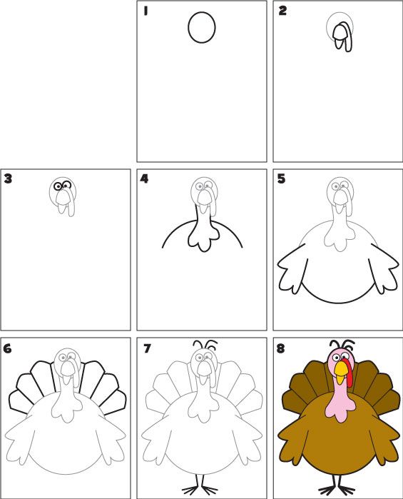 565x699 How To Draw A Turkey Chalkboard Thanksgiving Art Projects - Thanksgiving Drawing Activities