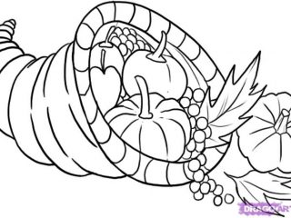 320x240 thanksgiving drawings step step photos thanksgiving drawing easy - Thanksgiving Drawings