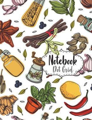 314x406 notebook dot grid cute food drawing cover dot grid notebook - Thanksgiving Food Drawing