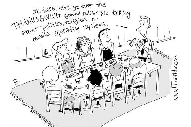 620x413 How To Keep Thanksgiving Civil - Thanksgiving Table Drawing