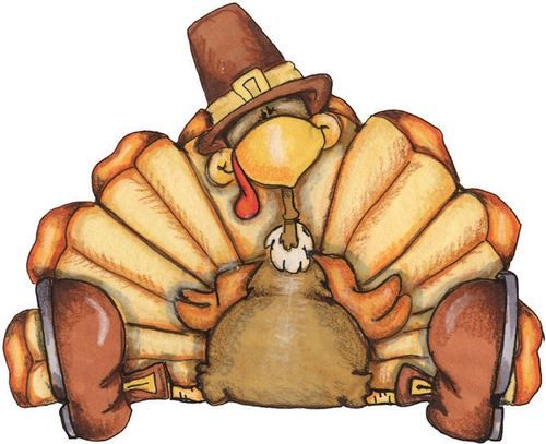 500x407 Turkey Drawing - Thanksgiving Turkey Drawing