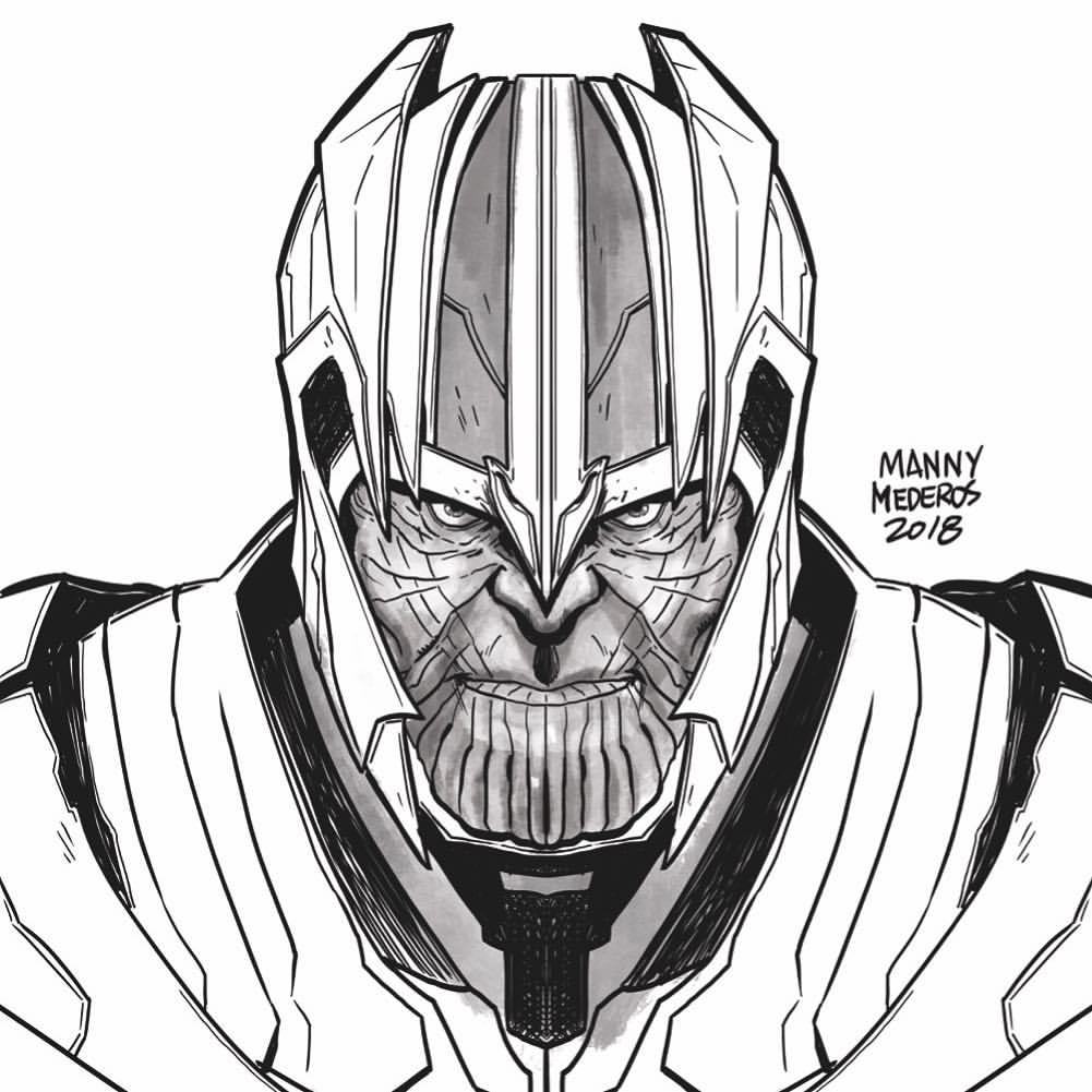 Thanos Drawing at PaintingValley.com | Explore collection of Thanos Drawing