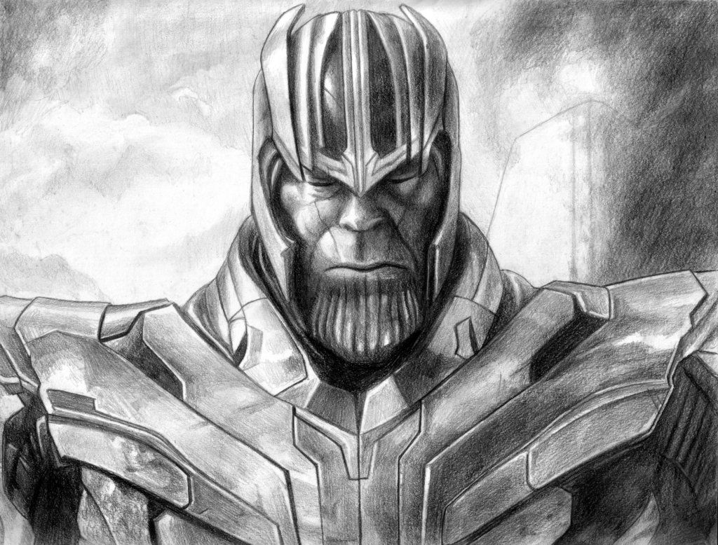 Thanos Drawing at PaintingValley.com | Explore collection of Thanos Drawing