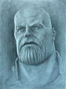 223x300 thanos from avenger infinity war - Thanos Drawing