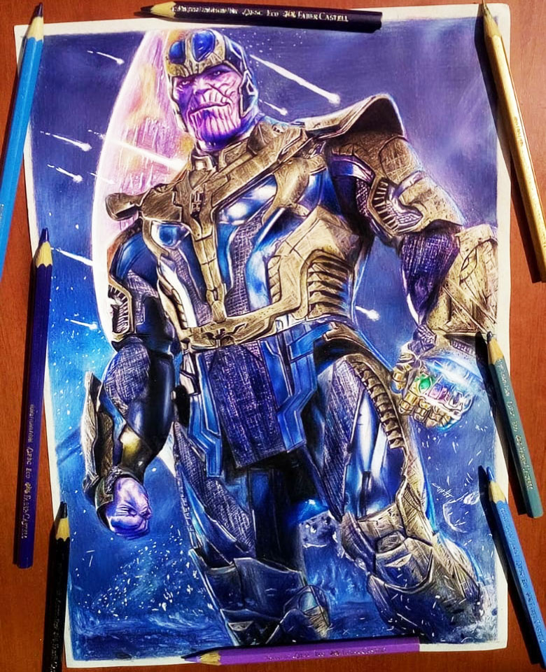 780x960 Thanos Drawing - Thanos Drawing