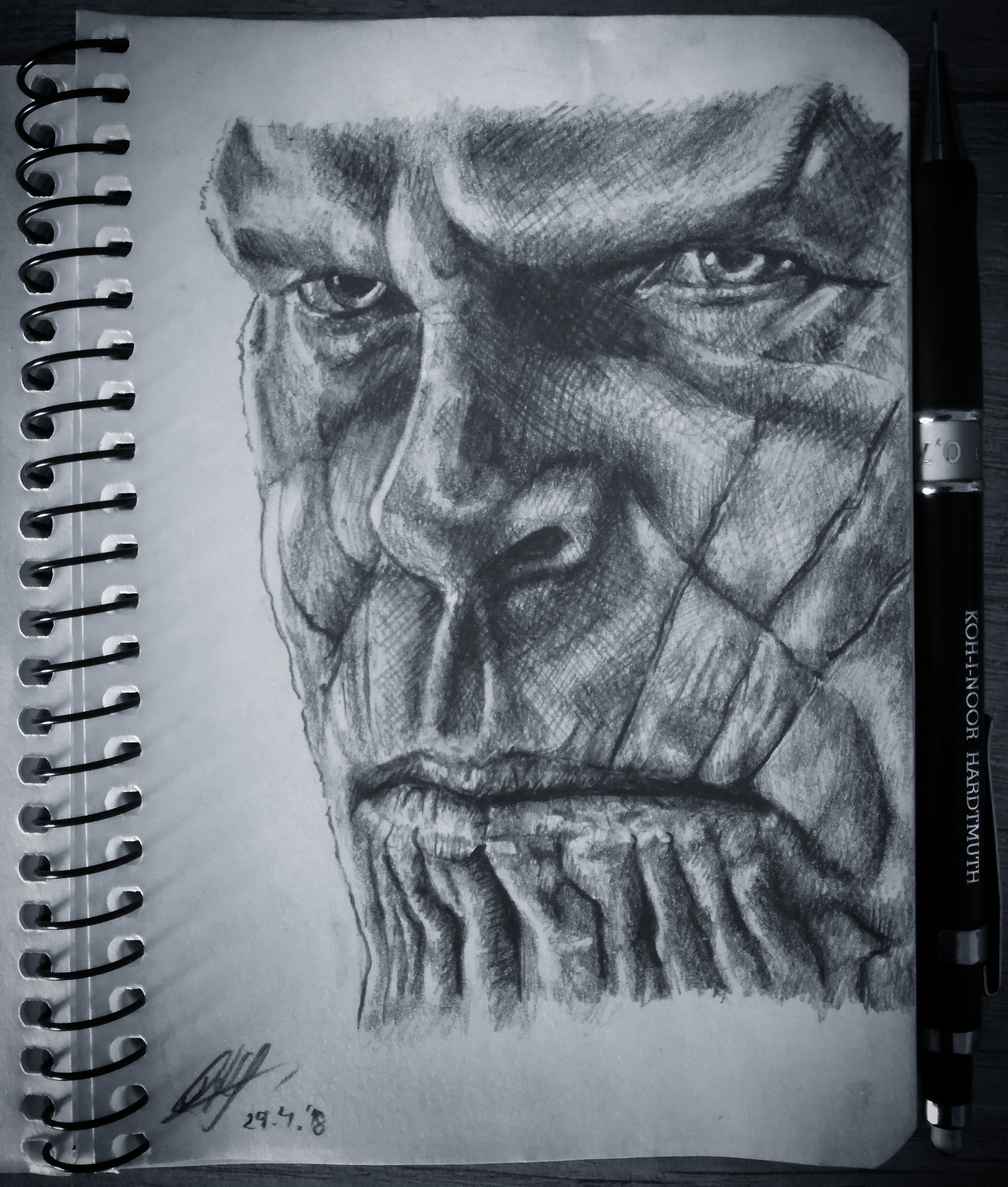 3120x3675 thanos drawing i did today marvel in marvel drawings - Thanos Drawing