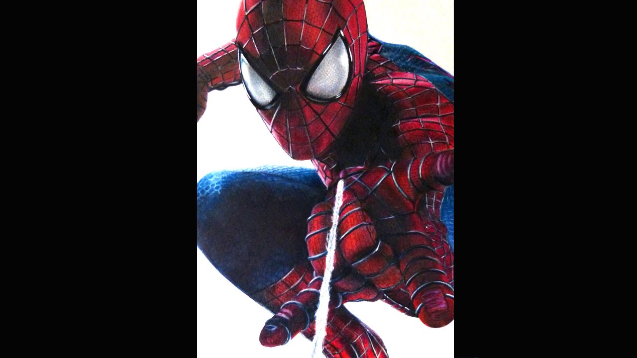 1280x720 How I Draw The Amazing Spider Man Time Lapse - The Amazing Spider Man 2 Drawing