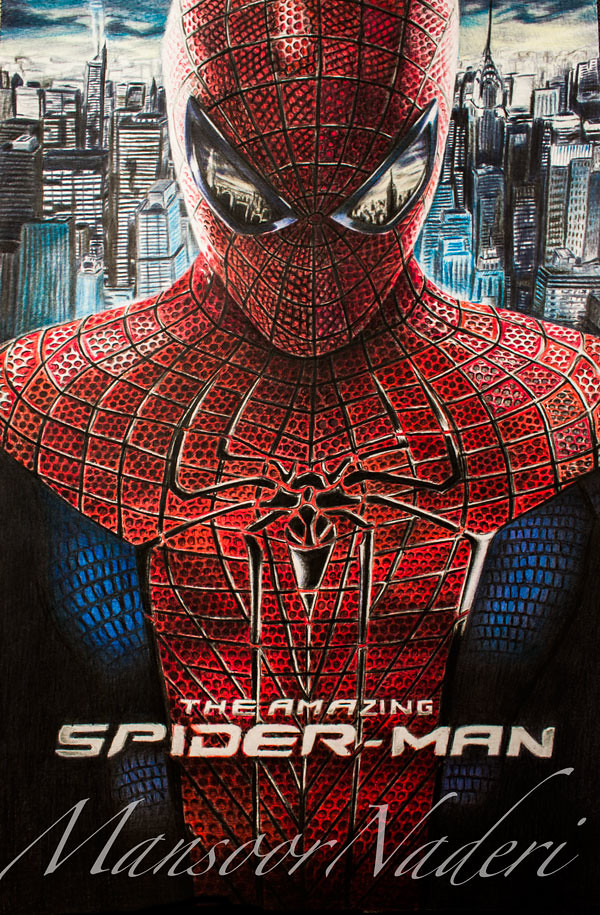 600x915 the amazing spider man heres my most recent drawing!!!! - The Amazing Spider Man Drawing