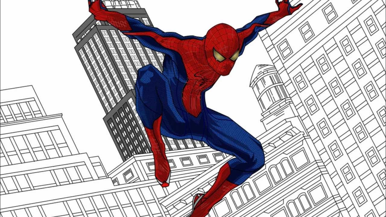 1280x720 The Amazing Spider Man Drawing - The Amazing Spider Man Drawing