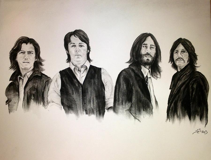 900x680 the beatles drawing - The Beatles Drawing