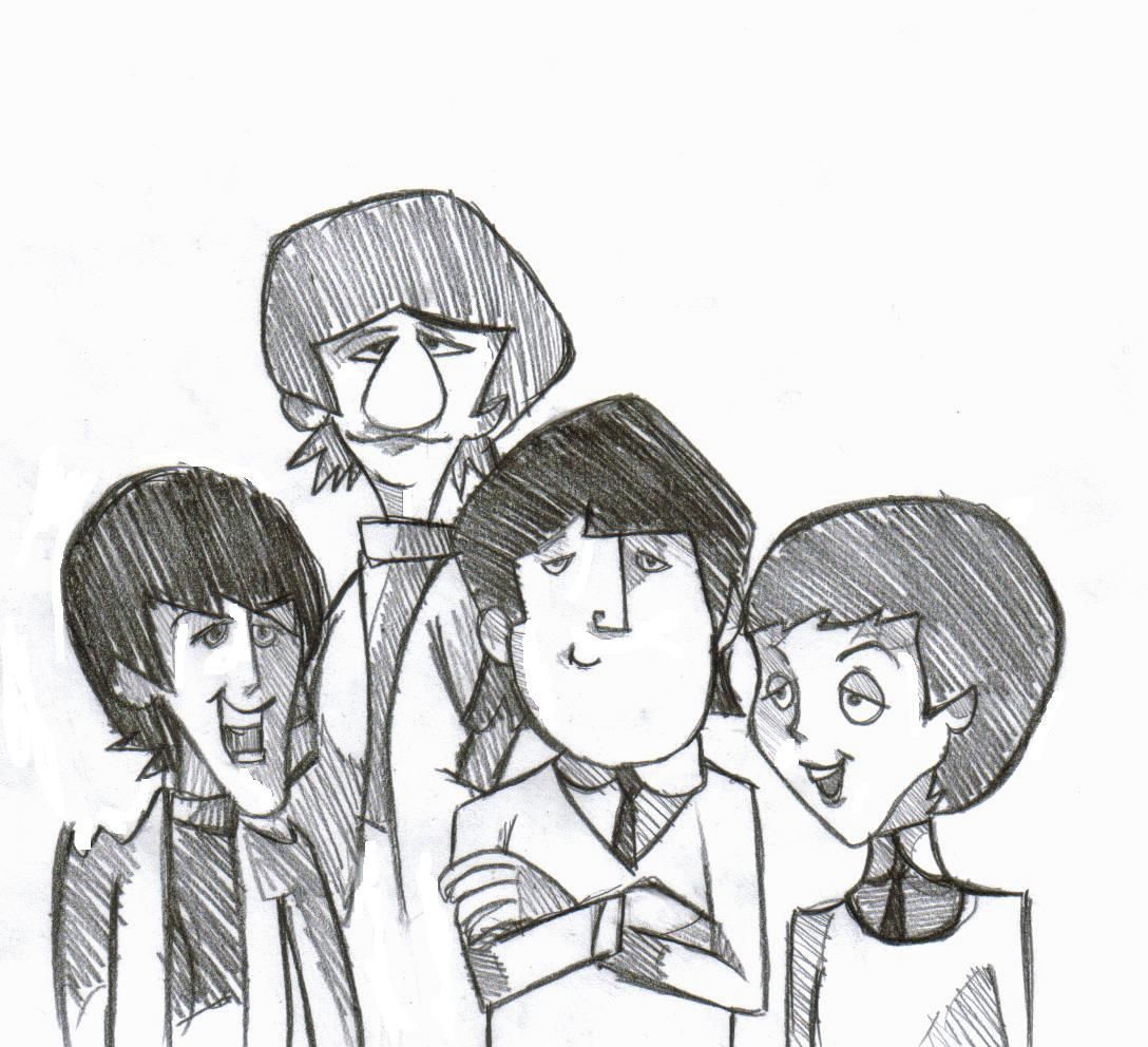 1088x992 alfa img - The Beatles Drawing