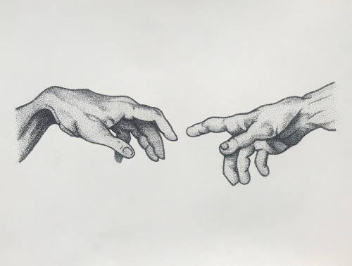 500x378 The Creation Of Adam - The Creation Of Adam Drawing