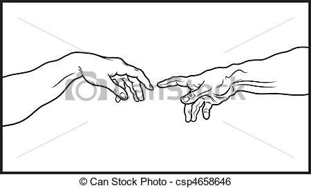 450x273 The Creation Of Adam Fragment - The Creation Of Adam Drawing