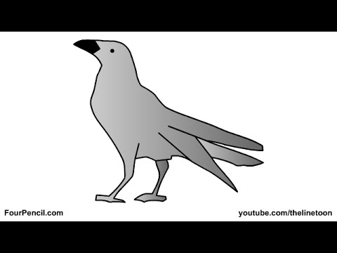 The Crow Drawing