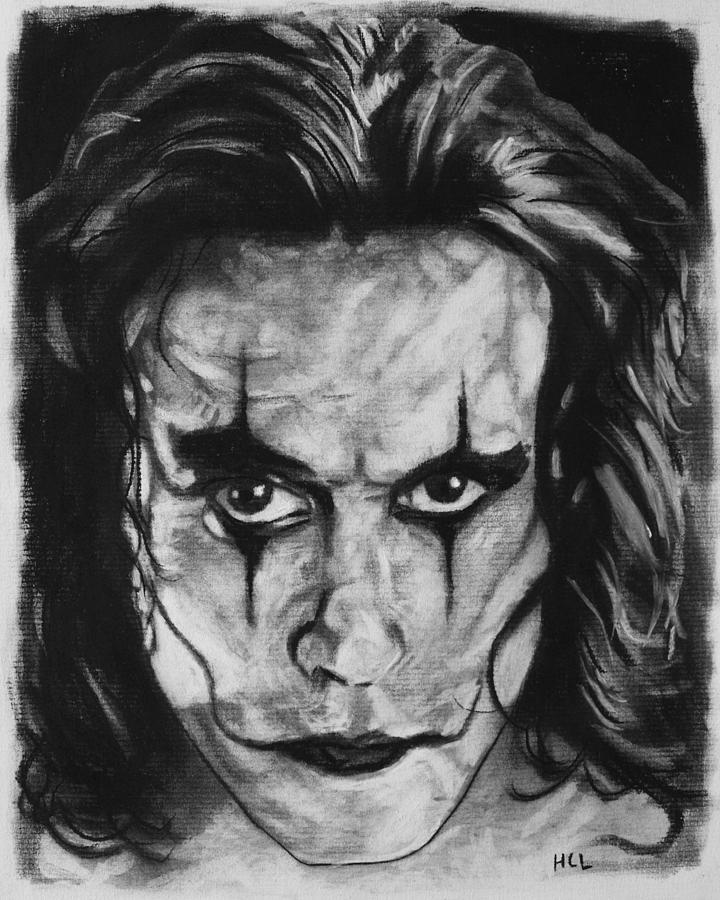 720x900 brandon lee as the crow drawing - The Crow Drawing