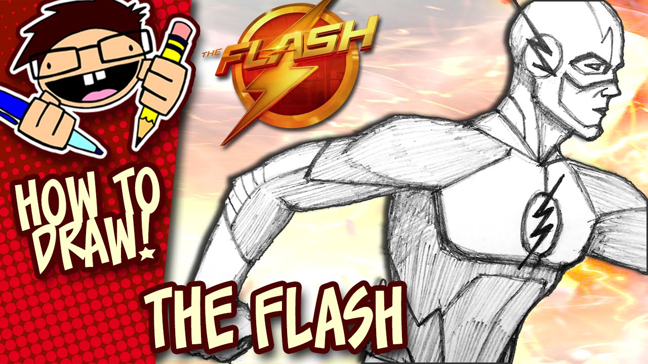 1280x720 how to draw the flash - The Flash Running Drawing