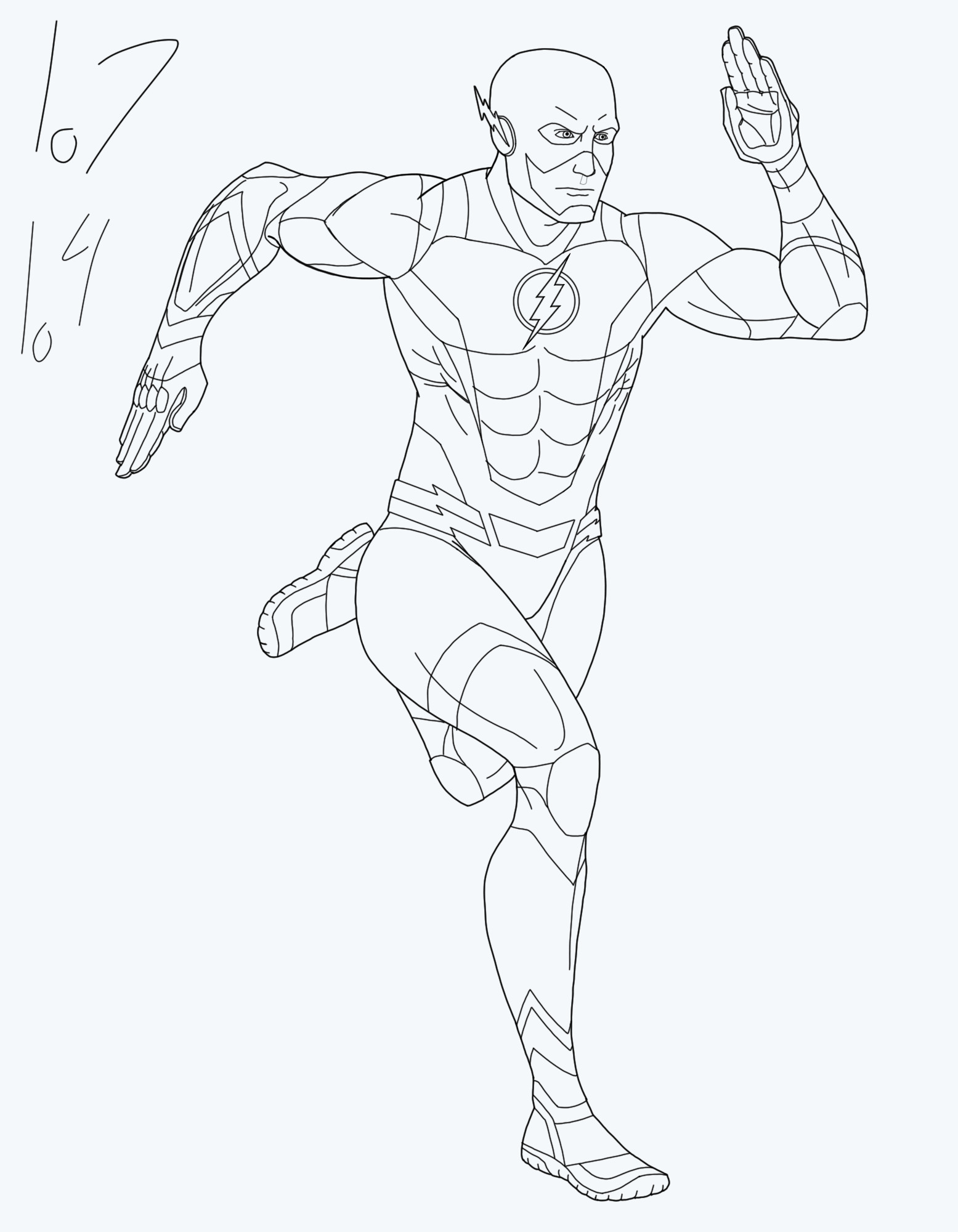 The Flash Running Drawing at Explore collection of
