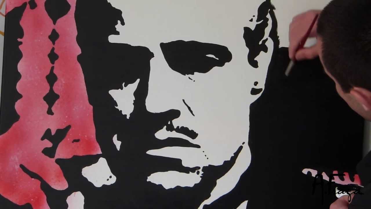 1280x720 The Godfather - The Godfather Drawing