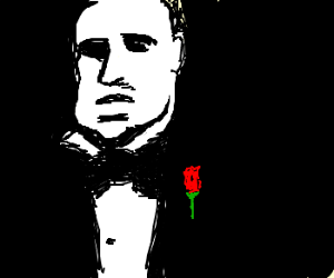 300x250 The Godfather Drawing - The Godfather Drawing