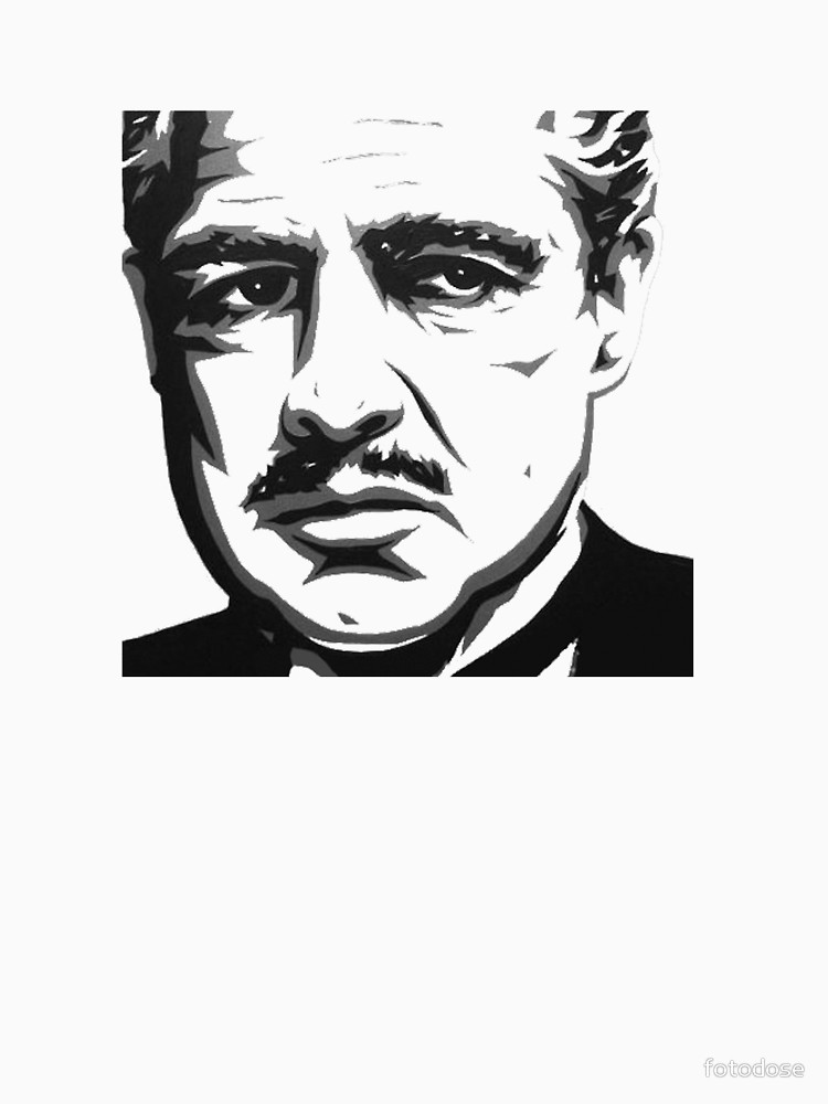 750x1000 The Godfather T Shirt - The Godfather Drawing