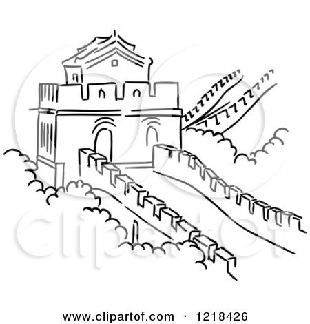 450x470 great wall of china easy drawing sub plans in great wall - The Great Wall Of China Drawing