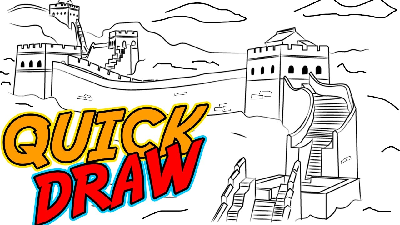 1280x720 the great wall of china - The Great Wall Of China Drawing