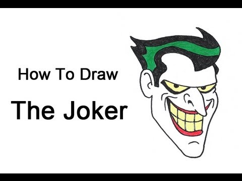 480x360 How To Draw The Joker - The Joker Cartoon Drawing