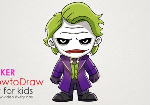 300x210 joker drawing cartoon and cartoon joker drawing joker cartoon - The Joker Cartoon Drawing