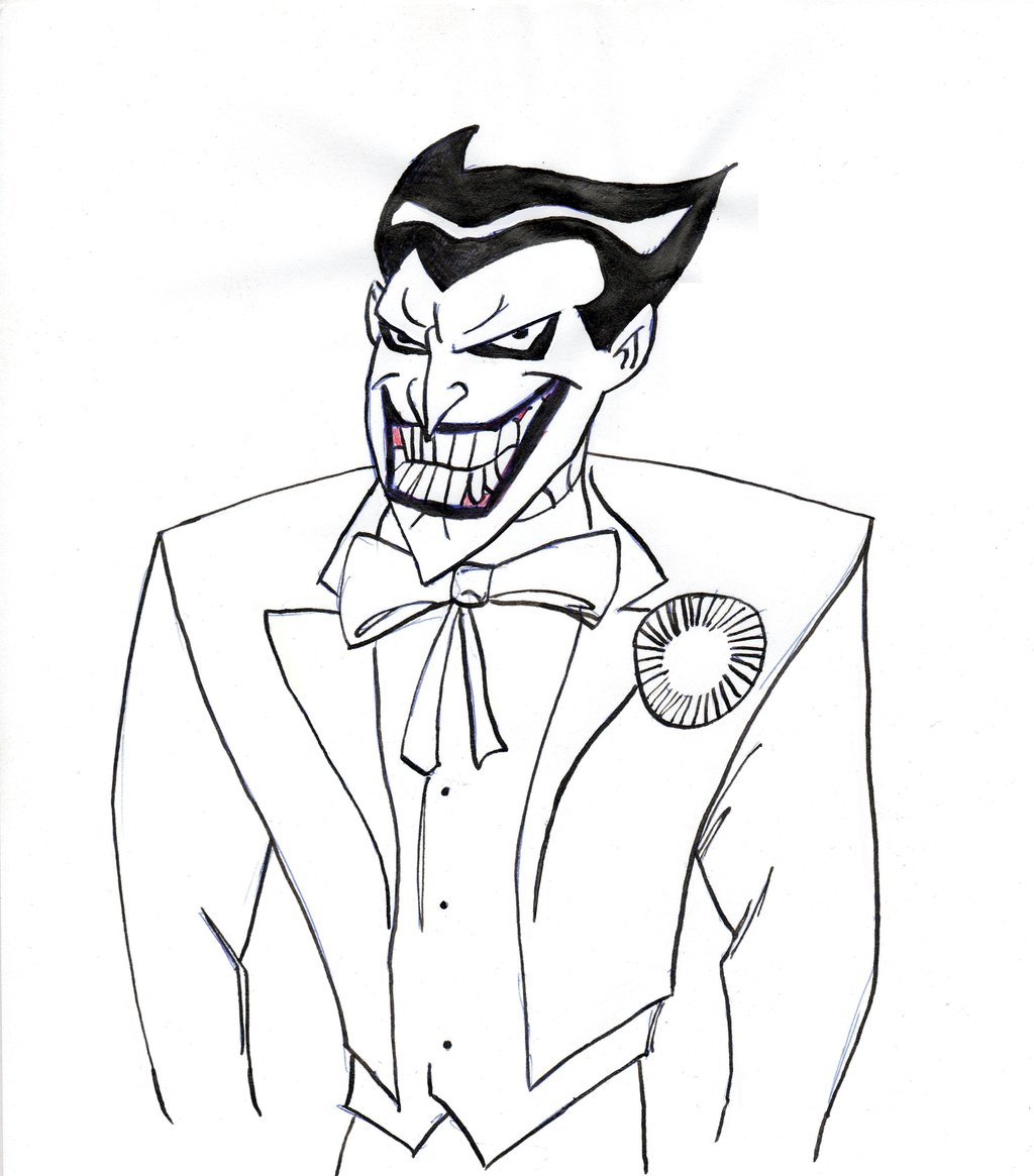 1024x1165 cartoon joker drawing and the joker cartoon drawing the joker - The Joker Cartoon Drawing
