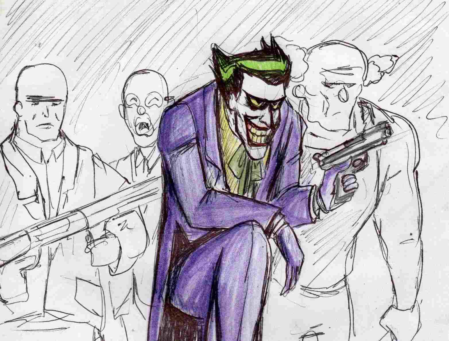 1564x1189 Joker - The Joker Cartoon Drawing