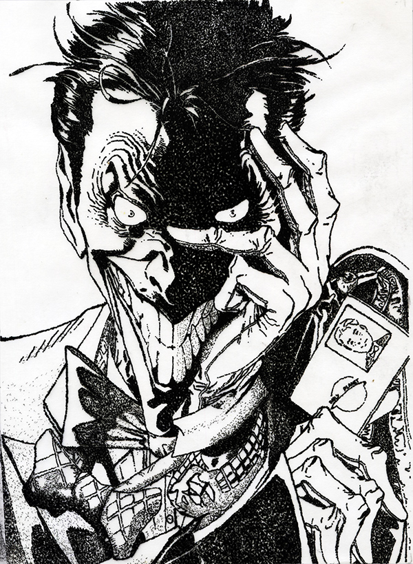 600x819 Shady Comics On Behance - The Joker Comic Drawing