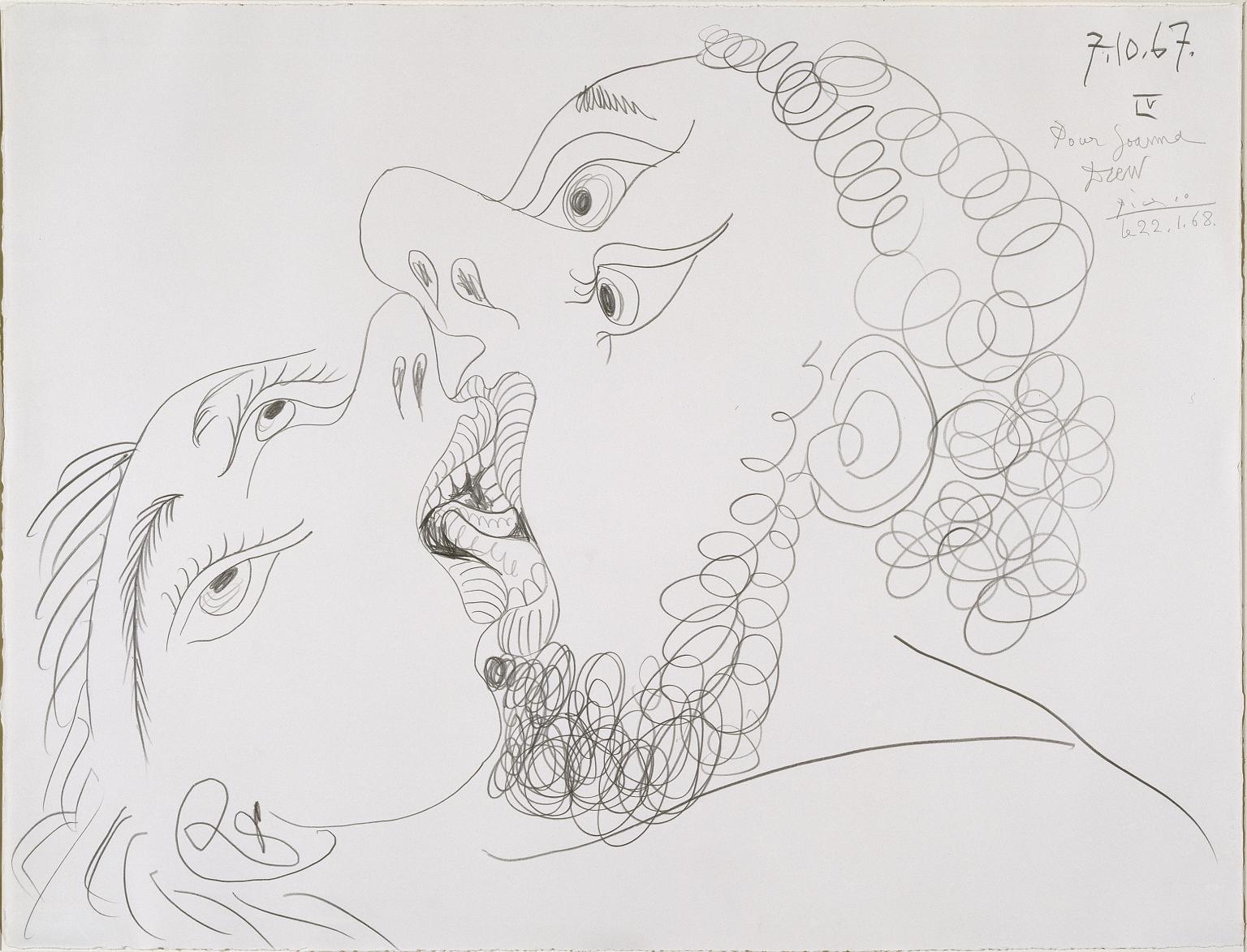 1536x1173 the kiss', pablo picasso, tate - The Kiss Drawing