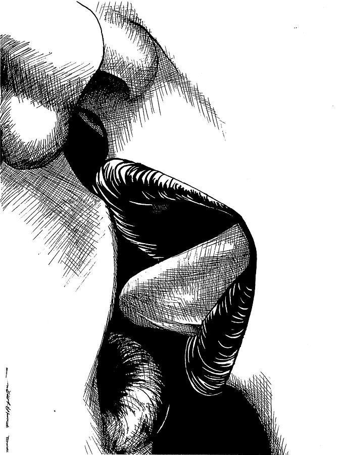 677x900 the kiss drawing - The Kiss Drawing
