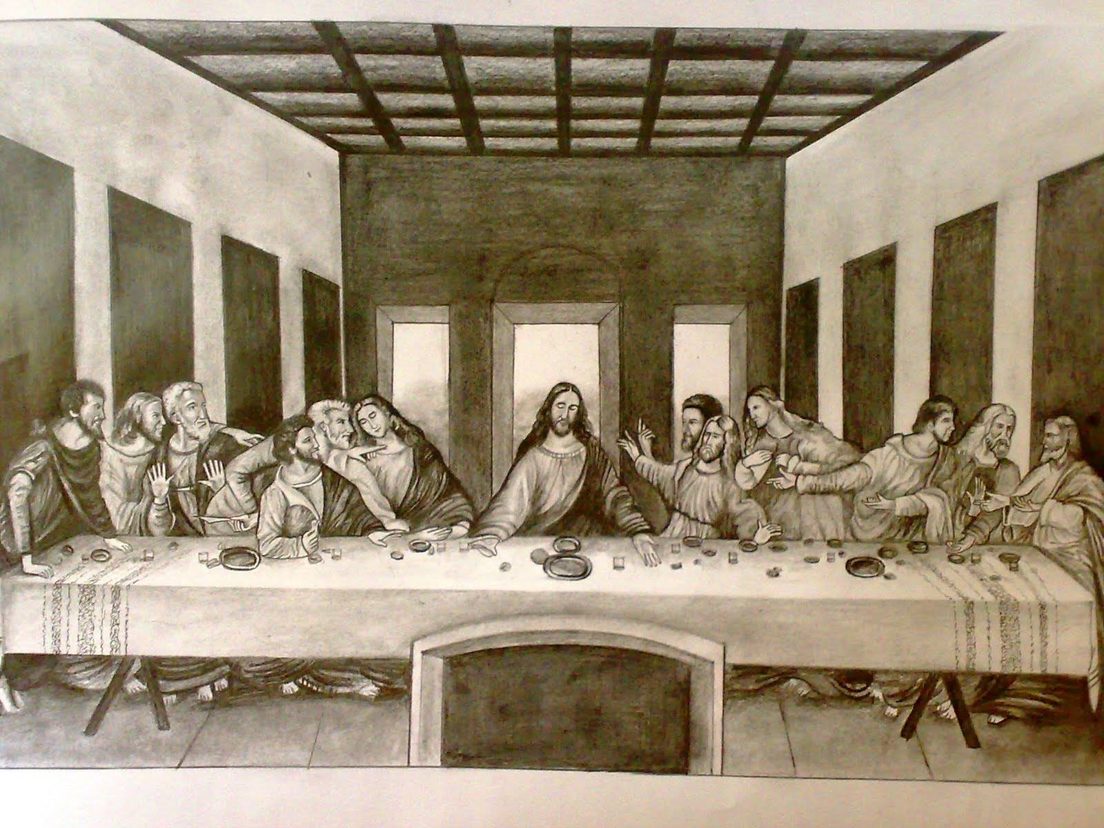 The Last Supper Drawing at Explore collection of