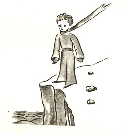 400x440 Antoine De Saint - The Little Prince Drawing