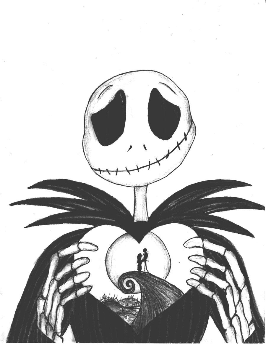 900x1165 Free Printable Nightmare Before Christmas Coloring Pages - The Nightmare Before Christmas Drawings
